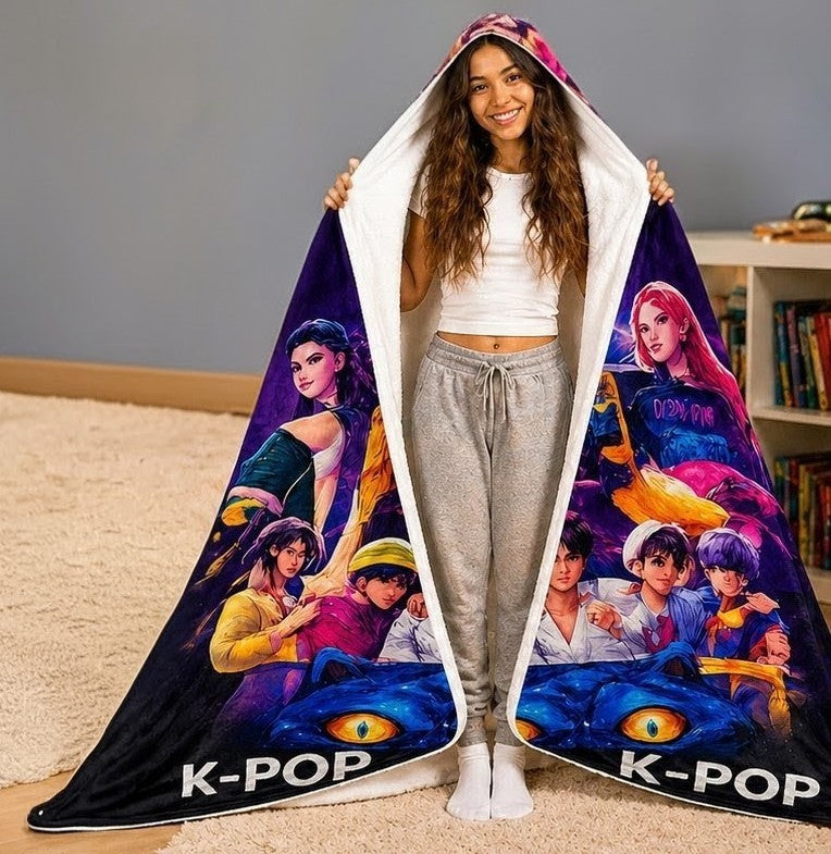KPDH hooded blanket