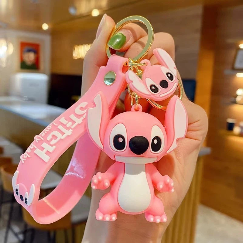 Pink Alien 3D Keyring
