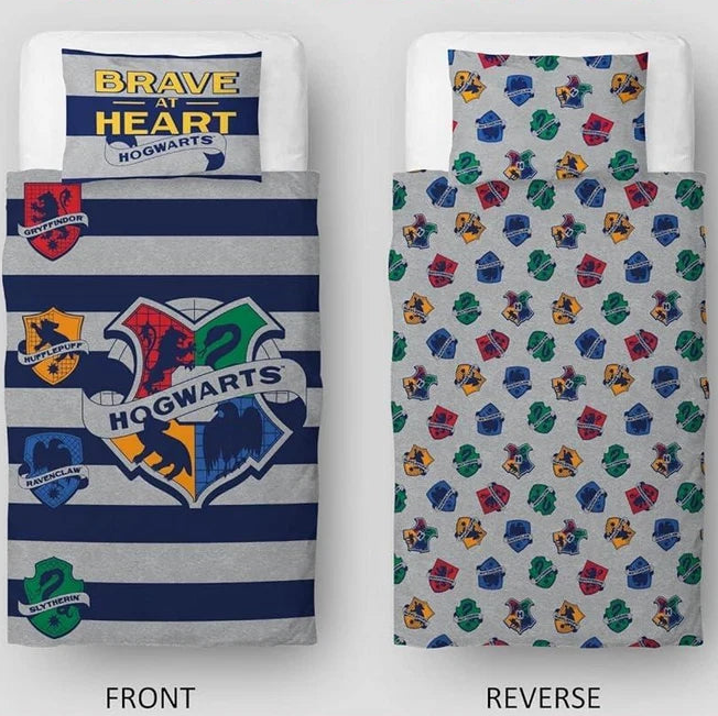 Single Rotary Duvet Cover Reversible Bedding Set