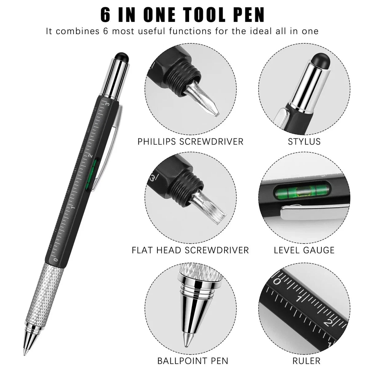 6 in 1 tool pen