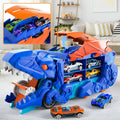 Car Dinosaur Transport Carrier With 12 Pull Back Cars