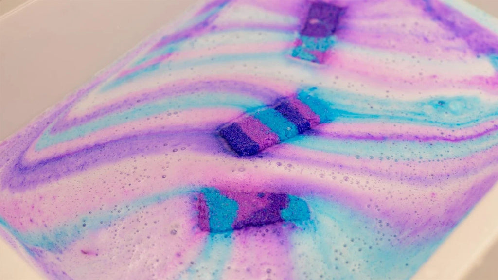 Boo Blocks Bath Bomb Fizzer Candy Floss Marshmallow Vanilla Fragrance