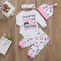 4Pcs Newborn Baby Girl Clothes